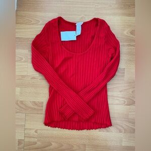 Slim fit long sleeve top